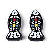 Printed Opaque Resin Beads RESI-N043-22A-1