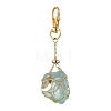 Moon Alloy Swivel Lobster Claw Clasps & Brass Cable Chains AJEW-JB01336-02-2