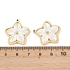 Natural White Shell Pendants STAS-C158-07A-G-3