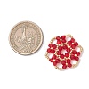 Glass Seed Beaded Pendants PALLOY-MZ01245-03-2