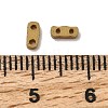 2-Hole Baking Paint Glass Seed Beads SEED-S023-17A-05-3