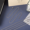 Titanium Steel Curb Chain Necklaces for Men Women NJEW-TAC0001-017-11