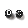 Opaque Acrylic Beads OACR-D282-01B-2