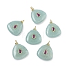 Dyed Natural White Jade  Pendants KK-C251-01C-02-1