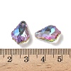 AB Color Plated Electroplate Glass Pendants EGLA-O003-06C-16-3