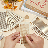 Handmade Wooden Embroidered Bookmark WOOD-WH0050-072-3
