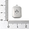 Brass Micro Pave Cubic Zirconia Pendants KK-D283-30P-03-3