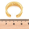 Brass Micro Pave Clear Cubic Zirconia Cuff Open Rings for Women RJEW-T032-01A-G-3