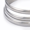 Fashion 201 Stainless Steel Bangle Sets BJEW-L664-024A-P-1-3