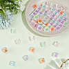 80Pcs Transparent Acrylic Beads OACR-SC0003-01-6