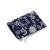 Polycotton(Polyester Cotton) Packing Pouches Drawstring Bags ABAG-T007-02F-3