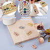  Jewelry 6Pcs 3 Colors Brass Micro Pave Colorful Cubic Zirconia Pendants KK-PJ0001-21-11