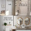 PVC Quotes Wall Sticker DIY-WH0200-048-6
