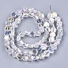 Electroplate Glass Beads Strands EGLA-S194-06A-G01-2