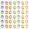 50Pcs Glass Pendants PALLOY-TAC0276-3