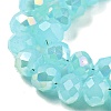 Electroplate Glass Beads Strands EGLA-A034-J6mm-H02-3