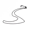304 Stainless Steel Cable Chain Necklace for Men Women NJEW-K245-014E-1