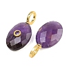 Natural Amethyst Pendants G-F837-05E-2