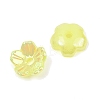 UV Plating Opaque Acrylic Bead Cap OACR-K001-45C-2
