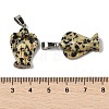 Natural Dalmatian Jasper Pendants G-B127-10P-10-3