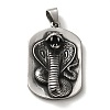 316L Surgical Stainless Steel Big Pendants STAS-H194-02AS-02-1