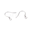 Anti-Tarnish Rhodium Plated 925 Sterling Silver Earring Hooks STER-N016-32P-3