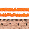 Frosted Transparent Glass Beads X1-GLAA-N016-4mm-09-4