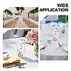 25Pcs Wood Name Card Clip AJEW-GO0005-15-5