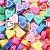 200Pcs 10 Colors Handmade Polymer Clay Beads CLAY-CJ0001-61-3