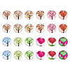 24Pcs 12 Style Glass Cabochon GLAA-TA0001-71-12