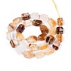 Natural Yellow Hematoid Quartz/Golden Healer Quartz Beads Strands G-T138-26A-03-2