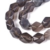 Natural Grey Agate Beads Strands GG-N361-06A-05-4