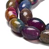 Natural Agate Beads Strands G-B079-E01-01D-4