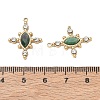 Natural African Jade Faceted Horse Eye Pendants GG-CBA50CD-08G-01-3