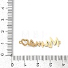 Mother's Day 201 Stainless Steel Connector Charms X-STAS-F316-38G-3