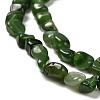 Dyed Natural White Jade Beads Strands G-P497-01E-49-4