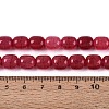 Baking Paint Crackle Glass Beads Strands DGLA-N019-01B-02-2