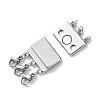 Zinc Alloy Box Magnetic Clasps Converter LS-PALLOY-C159-02P-2