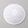 Cotton & Felt Round Fascinator Hat Base for Millinery AJEW-WH0342-56C-1