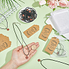 Waxed Cord Necklace NJEW-OC00011-3