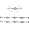 304 Stainless Steel Rhombus Link Chains CHS-E012-01P-3