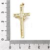 Brass Micro Pave Cubic Zirconia Pendants KK-P336-33G-3
