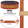 Ethnic Style Embroidery Polyester Ribbons OCOR-WH0070-86A-2