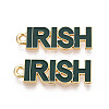 Irish Alloy Enamel Pendants ENAM-T023-02B-1