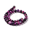 Natural Fire Crackle Agate Bead Strands G-K166-06F-10mm-01-5