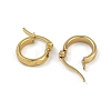 PVD Vacuum Plating 202 Stainless Steel Grooved Hoop Earrings EJEW-H003-51G-2