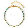 Bohemian Style Natural African Turquoise(Jasper) Round Beaded Bracelets for Women CA1141-1-2