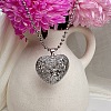 Vintage Alloy Hollow Heart Pendant Necklaces for Women Fashion Jewelry Gift LG2070-2