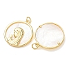 Religion Natural White Shell Pendants SH-CBAB4F6-01G-2
