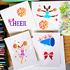 Plastic Drawing Painting Stencils Templates DIY-WH0396-373-5